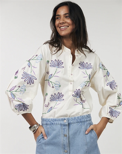 Lollys Laundry - FaithLL Bluse - Creme